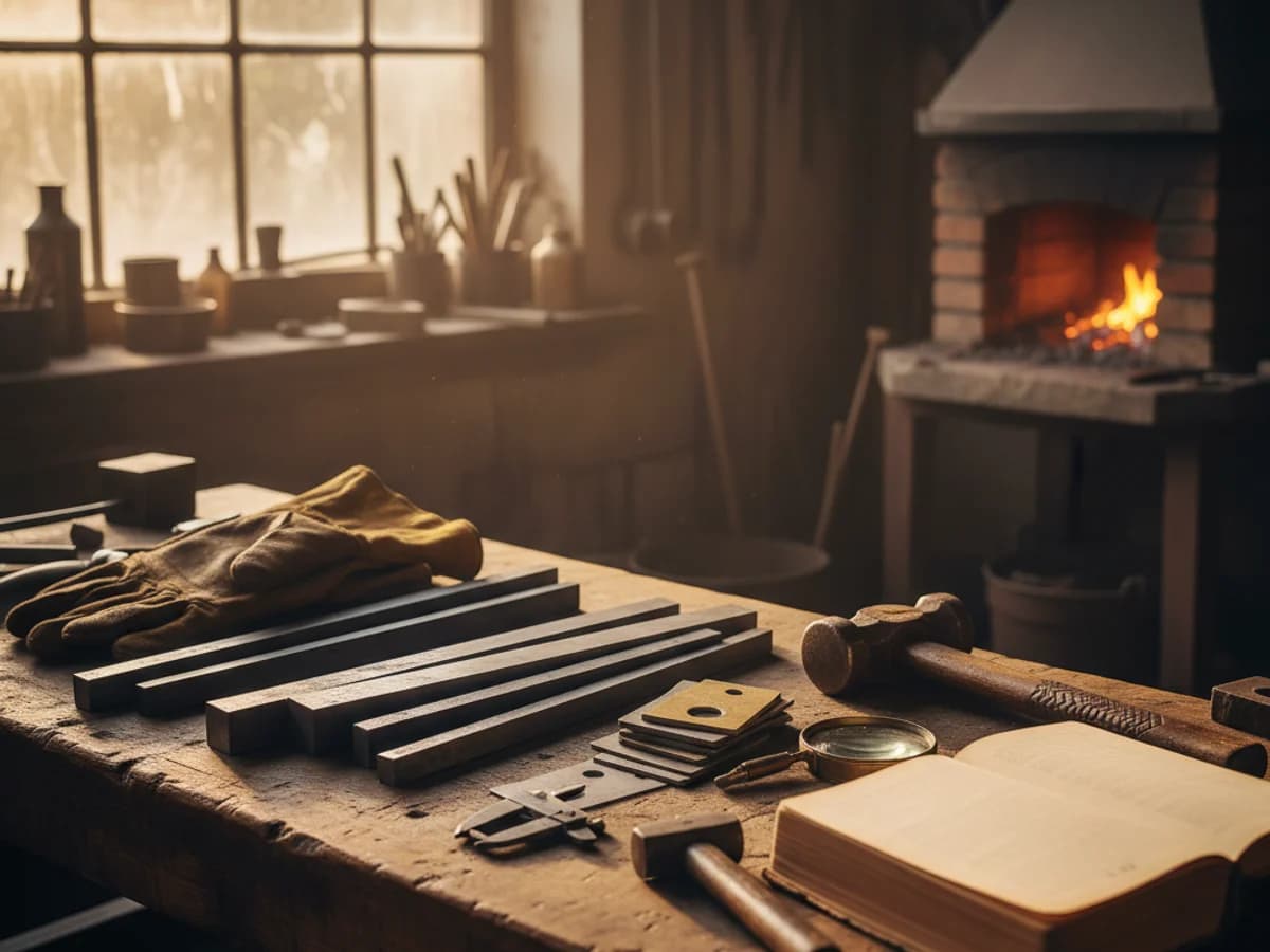 Acier carbone pour forge : guide du débutant pour choisir